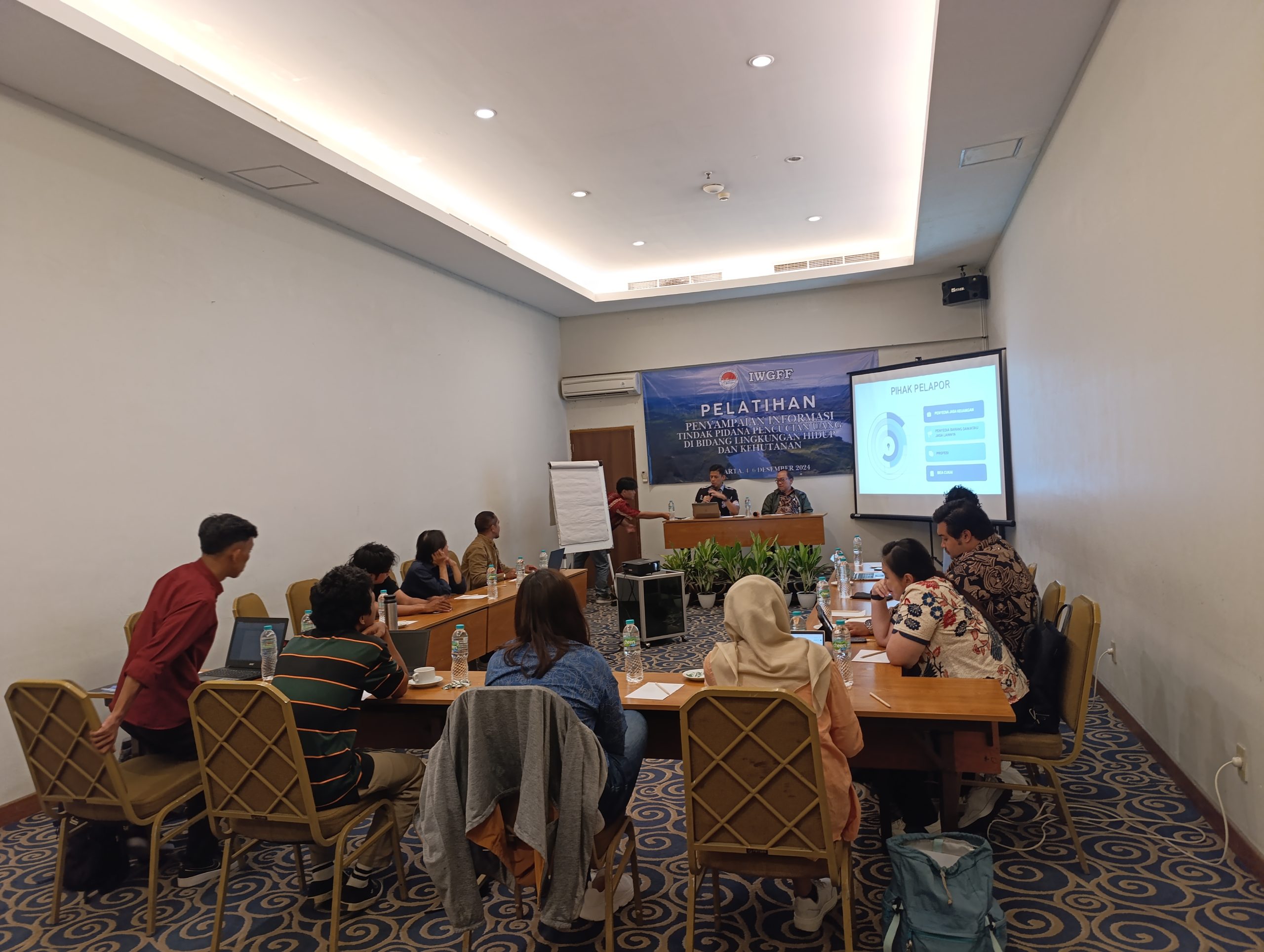 Pelatihan Penyampaian Informasi Tindak Pidana Pencucian Uang di Bidang Lingkungan Hidup dan Kehutanan